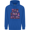 Tarot Cards Fortune Teller Skulls Childrens Kids Hoodie Royal Blue