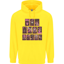Tarot Cards Fortune Teller Skulls Childrens Kids Hoodie Yellow