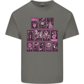 Tarot Cards Fortune Teller Skulls Kids T-Shirt Childrens Charcoal