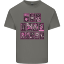 Tarot Cards Fortune Teller Skulls Kids T-Shirt Childrens Charcoal