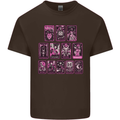 Tarot Cards Fortune Teller Skulls Kids T-Shirt Childrens Chocolate