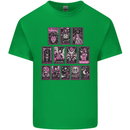 Tarot Cards Fortune Teller Skulls Kids T-Shirt Childrens Irish Green