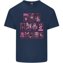Tarot Cards Fortune Teller Skulls Kids T-Shirt Childrens Navy Blue
