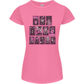Tarot Cards Fortune Teller Skulls Womens Petite Cut T-Shirt Azalea