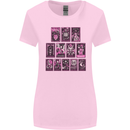 Tarot Cards Fortune Teller Skulls Womens Wider Cut T-Shirt Light Pink
