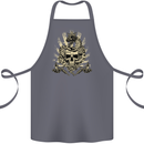 Tattoo Skull Snake Tattooist Biker Gothic Cotton Apron 100% Organic Steel