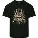 Tattoo Skull Snake Tattooist Biker Gothic Kids T-Shirt Childrens Black