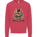 Tattoo Skull Snake Tattooist Biker Gothic Mens Sweatshirt Jumper Heliconia