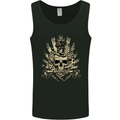 Tattoo Skull Snake Tattooist Biker Gothic Mens Vest Tank Top Black