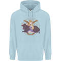Taurus Star Sign Astrological Zodiac Childrens Kids Hoodie Light Blue