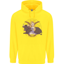 Taurus Star Sign Astrological Zodiac Childrens Kids Hoodie Yellow
