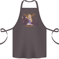 Taurus Star Sign Astrological Zodiac Cotton Apron 100% Organic Dark Grey