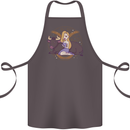 Taurus Star Sign Astrological Zodiac Cotton Apron 100% Organic Dark Grey