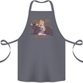 Taurus Star Sign Astrological Zodiac Cotton Apron 100% Organic Steel