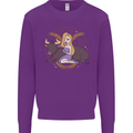 Taurus Star Sign Astrological Zodiac Kids Sweatshirt Jumper Purple