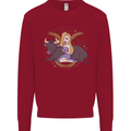 Taurus Star Sign Astrological Zodiac Kids Sweatshirt Jumper Red