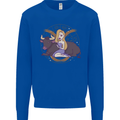 Taurus Star Sign Astrological Zodiac Kids Sweatshirt Jumper Royal Blue