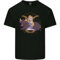 Taurus Star Sign Astrological Zodiac Kids T-Shirt Childrens Black