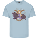 Taurus Star Sign Astrological Zodiac Kids T-Shirt Childrens Light Blue