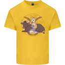 Taurus Star Sign Astrological Zodiac Kids T-Shirt Childrens Yellow