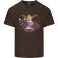 Taurus Star Sign Astrological Zodiac Mens Cotton T-Shirt Tee Top Dark Chocolate
