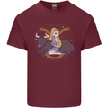 Taurus Star Sign Astrological Zodiac Mens Cotton T-Shirt Tee Top Maroon