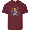 Taurus Star Sign Astrological Zodiac Mens Cotton T-Shirt Tee Top Maroon