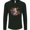Taurus Star Sign Astrological Zodiac Mens Long Sleeve T-Shirt Black
