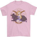 Taurus Star Sign Astrological Zodiac Mens T-Shirt 100% Cotton Light Pink