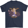 Taurus Star Sign Astrological Zodiac Mens T-Shirt 100% Cotton Navy Blue
