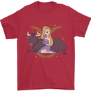 Taurus Star Sign Astrological Zodiac Mens T-Shirt 100% Cotton Red
