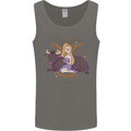 Taurus Star Sign Astrological Zodiac Mens Vest Tank Top Charcoal