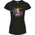 Taurus Star Sign Astrological Zodiac Womens Petite Cut T-Shirt Black