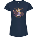 Taurus Star Sign Astrological Zodiac Womens Petite Cut T-Shirt Navy Blue