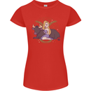 Taurus Star Sign Astrological Zodiac Womens Petite Cut T-Shirt Red