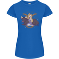 Taurus Star Sign Astrological Zodiac Womens Petite Cut T-Shirt Royal Blue