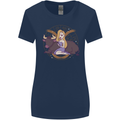 Taurus Star Sign Astrological Zodiac Womens Wider Cut T-Shirt Navy Blue
