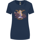 Taurus Star Sign Astrological Zodiac Womens Wider Cut T-Shirt Navy Blue