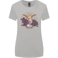 Taurus Star Sign Astrological Zodiac Womens Wider Cut T-Shirt Sports Grey
