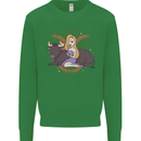Taurus Star Sign Zodiac Astrological Kids Sweatshirt Jumper Irish Green