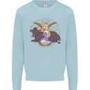 Taurus Star Sign Zodiac Astrological Kids Sweatshirt Jumper Light Blue