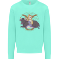 Taurus Star Sign Zodiac Astrological Kids Sweatshirt Jumper Peppermint