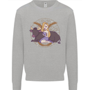 Taurus Star Sign Zodiac Astrological Kids Sweatshirt Jumper Sports Grey