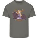 Taurus Star Sign Zodiac Astrological Kids T-Shirt Childrens Charcoal