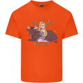 Taurus Star Sign Zodiac Astrological Kids T-Shirt Childrens Orange