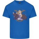 Taurus Star Sign Zodiac Astrological Kids T-Shirt Childrens Royal Blue