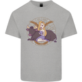 Taurus Star Sign Zodiac Astrological Kids T-Shirt Childrens Sports Grey