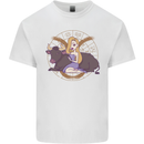 Taurus Star Sign Zodiac Astrological Mens Cotton T-Shirt Tee Top White