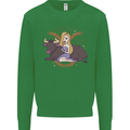 Taurus Star Sign Zodiac Astrological Mens Sweatshirt Jumper Irish Green