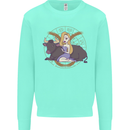 Taurus Star Sign Zodiac Astrological Mens Sweatshirt Jumper Peppermint